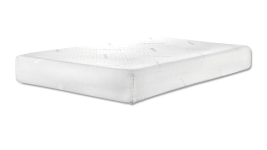 Furniture of America - Coreopsis 10" Twin Memory Foam Wave Comfort (Roll-In-A-Box) in White - DM610-T View 1