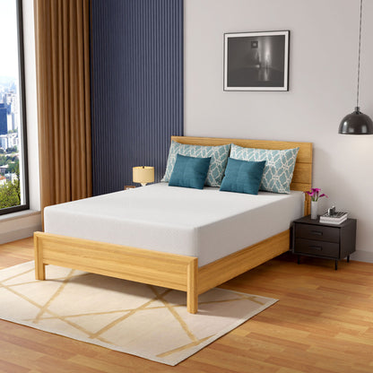 Furniture of America - Coreopsis 12" Queen Memory Foam Wave Comfort (Roll-In-A-Box) in White - DM612-Q View 2