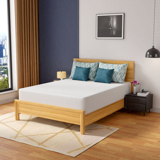 Furniture of America - Coreopsis 12" Queen Memory Foam Wave Comfort (Roll-In-A-Box) in White - DM612-Q View 2