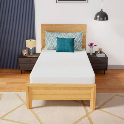 Furniture of America - Coreopsis 8" Twin Memory Foam Wave Comfort (Roll-In-A-Box) in White - DM608-T View 3