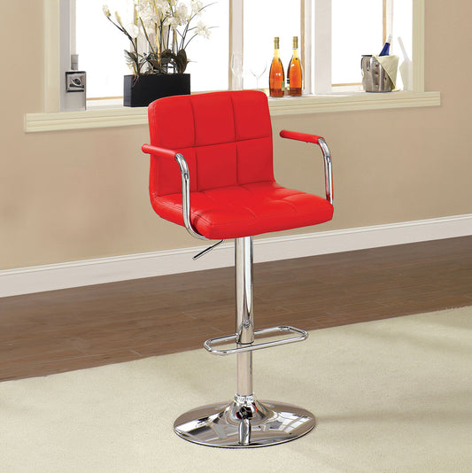 Furniture of America - Corfu Bar Stool in Red - CM-BR6917RD View 1