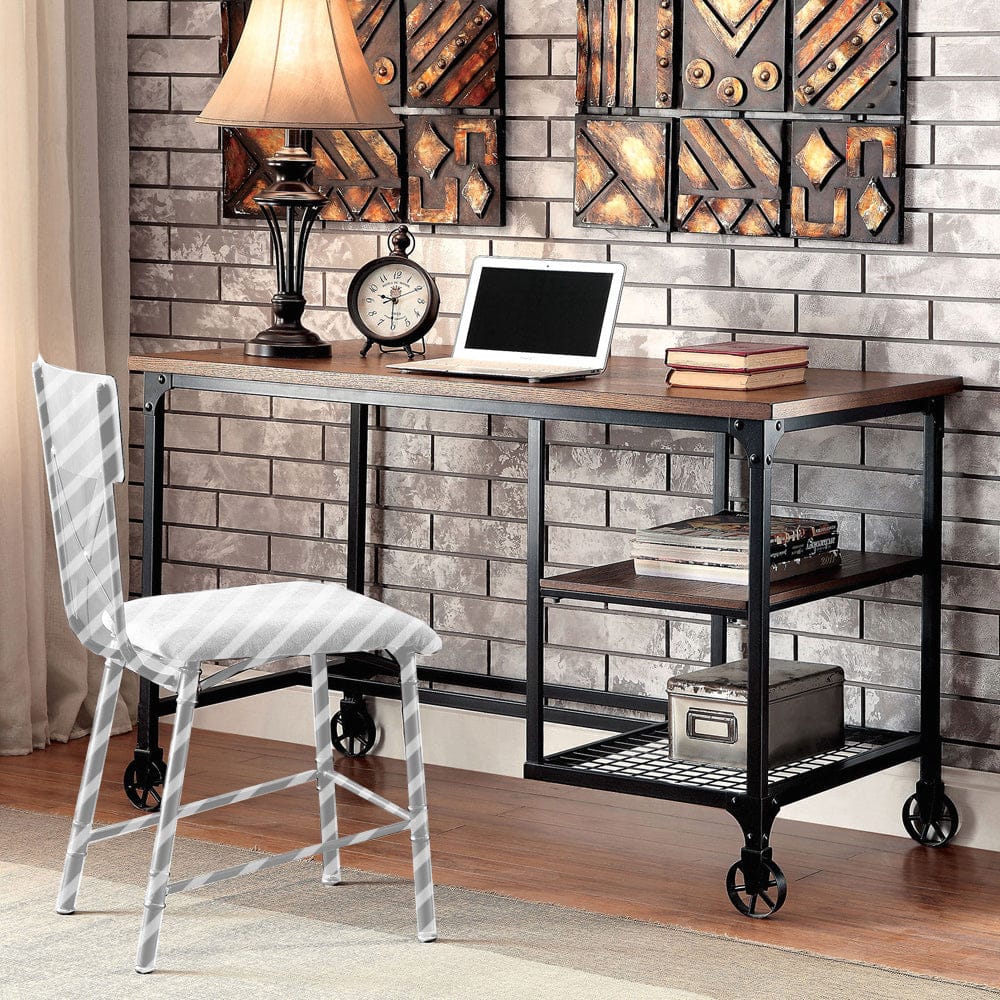 Furniture of America - Cori Desk in Antique Black - CM-DK6276 View 1