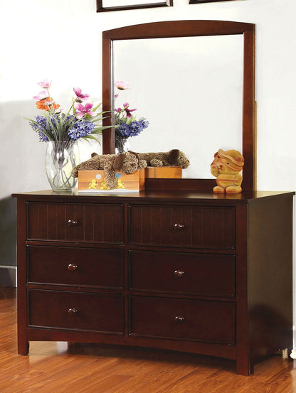 Furniture of America - Corry Mirror in Dark Walnut - CM7905EXP-M View 2