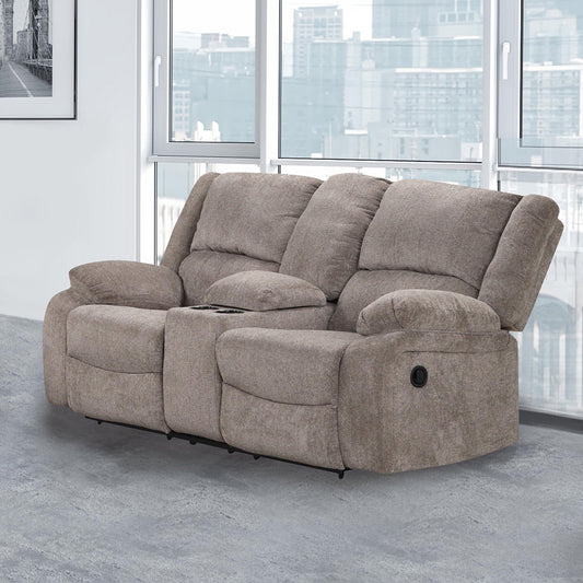 Furniture of America - Cosimo Loveseat in Mocha - NX6003GY-LV View 1