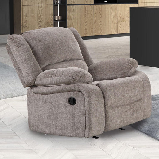 Furniture of America - Cosimo Recliner in Mocha - NX6003GY-CH View 1