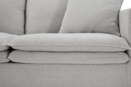 Furniture of America - Crayford L-Sectional in Light Gray - FM63010LG-SECT View 3
