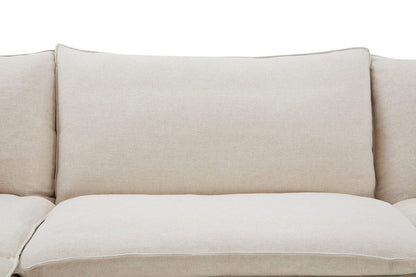 Furniture of America - Crayford L-Sectional in Taupe - FM63010TP-SECT View 8