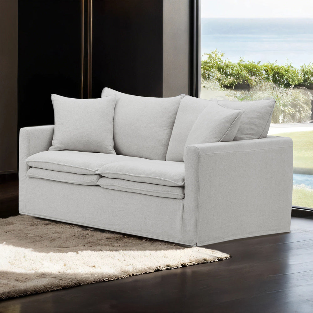 Furniture of America - Crayford Loveseat in Light Gray - FM63010LG-LV View 1