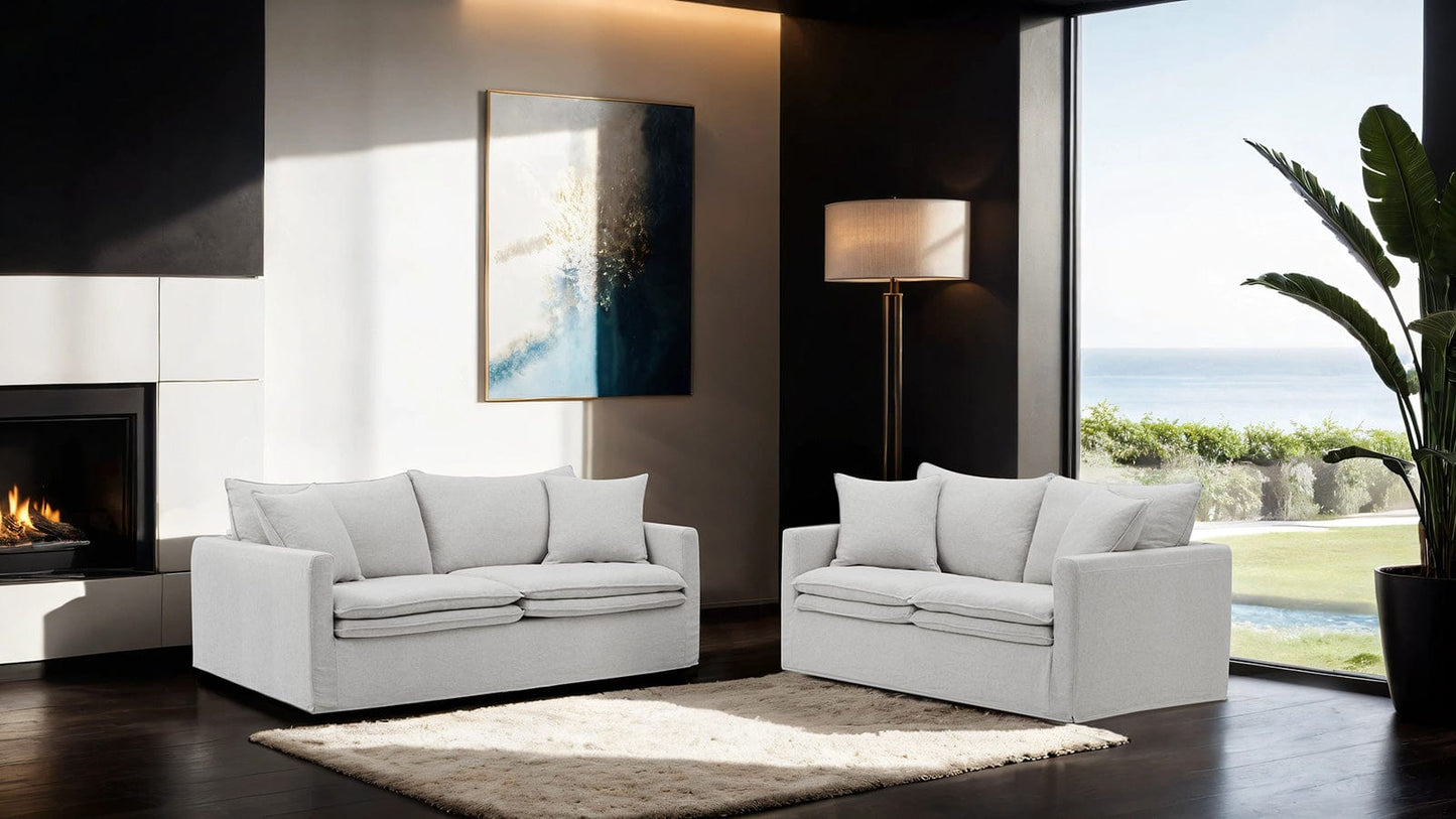 Furniture of America - Crayford Sofa in Light Gray - FM63010LG-SF View 2