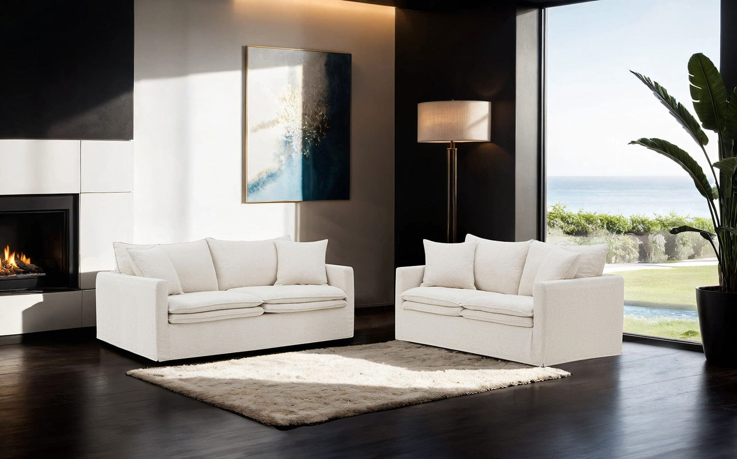 Furniture of America - Crayford Sofa in Taupe - FM63010TP-SF View 8