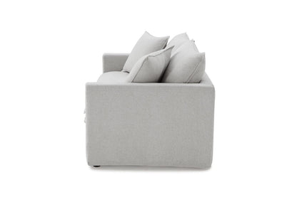 Furniture of America - Crayford Sofa + Loveseat in Light Gray - FM63010LG-2PC View 3