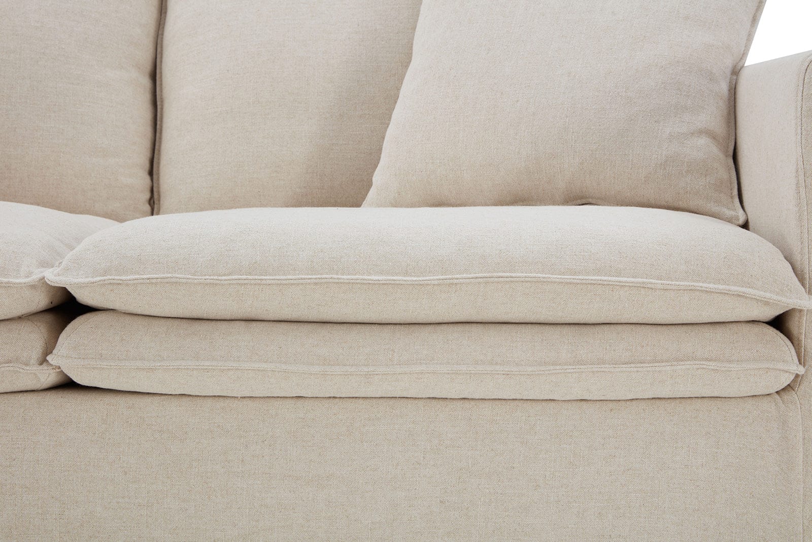 Furniture of America - Crayford Sofa + Loveseat in Taupe - FM63010TP-2PC View 4