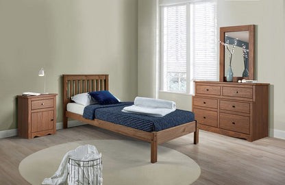 Furniture of America - Creswell 4 Pc. Twin Bedroom Set in Mahogany - AM7972MH-T-4PC View 1