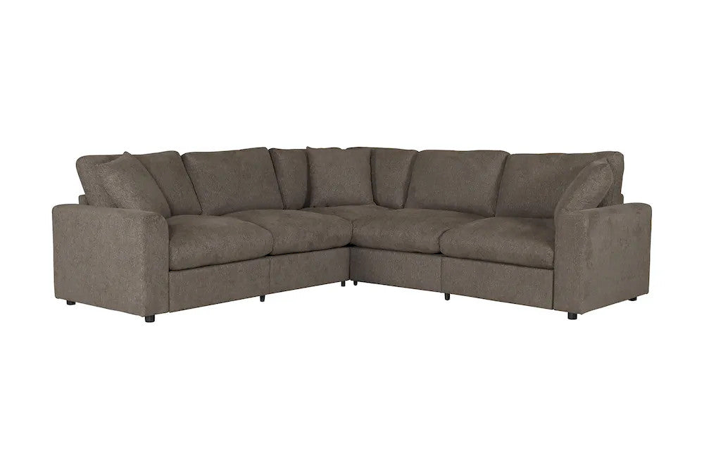 Furniture of America - Crowle - Sectional - Light Brown - FM67010BR-SECT view 2