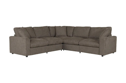 Furniture of America - Crowle - Sectional - Light Brown - FM67010BR-SECT view 2