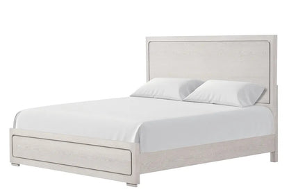 Furniture of America - Crowthorne - 4 Pc. Queen Bedroom Set w/ 2NS - White Oak - FM70100AK-Q-5PC-2NS view 3