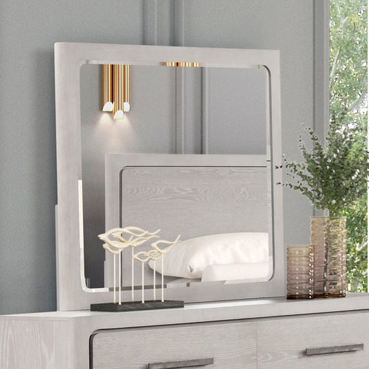 Furniture of America - Crowthorne Mirror in White Oak - FM70100AK-M View 1
