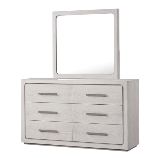 Furniture of America - Crowthorne Mirror in White Oak - FM70100AK-M View 2
