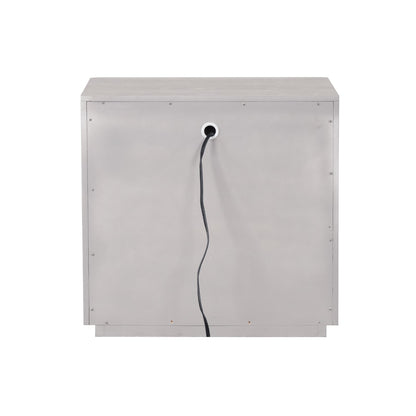 Furniture of America - Crowthorne Nightstand in White Oak - FM70100AK-N View 4