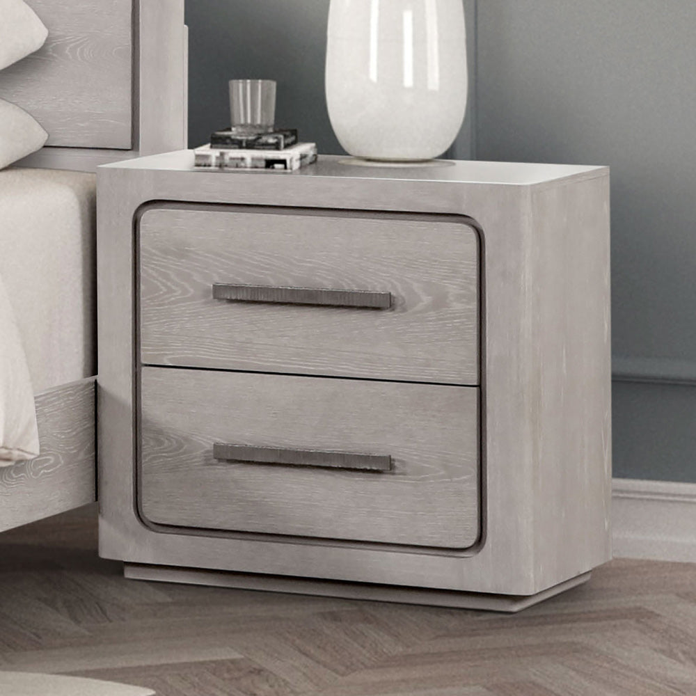 Furniture of America - Crowthorne Nightstand in White Oak - FM70100AK-N View 5