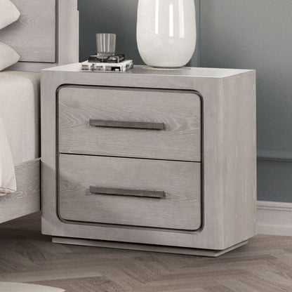 Furniture of America - Crowthorne Nightstand in White Oak - FM70100AK-N View 5