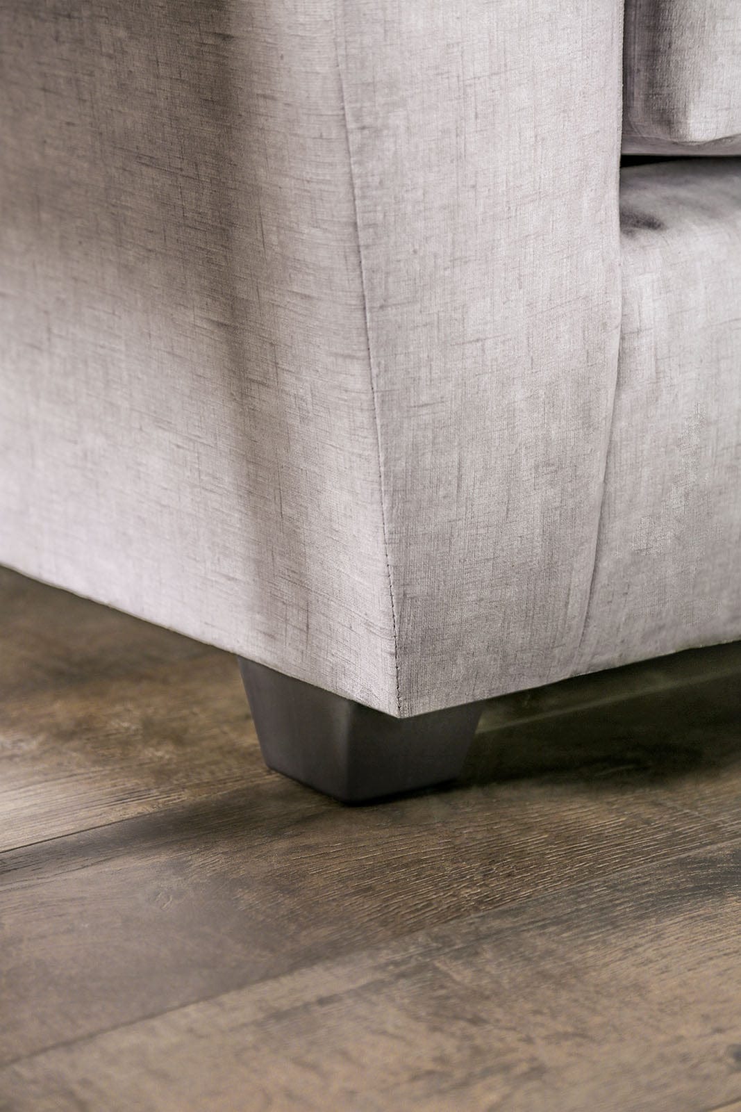 Furniture of America - Croydon Sofa + Loveseat in Light Gray - SM7755-2PC View 4