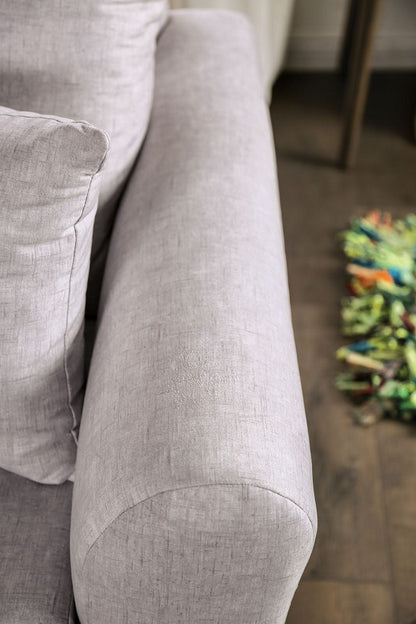 Furniture of America - Croydon Sofa + Loveseat in Light Gray - SM7755-2PC View 5