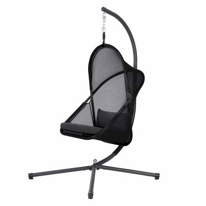 Furniture of America - Crush - Swing Chair, Black - GM-1011BK view 1