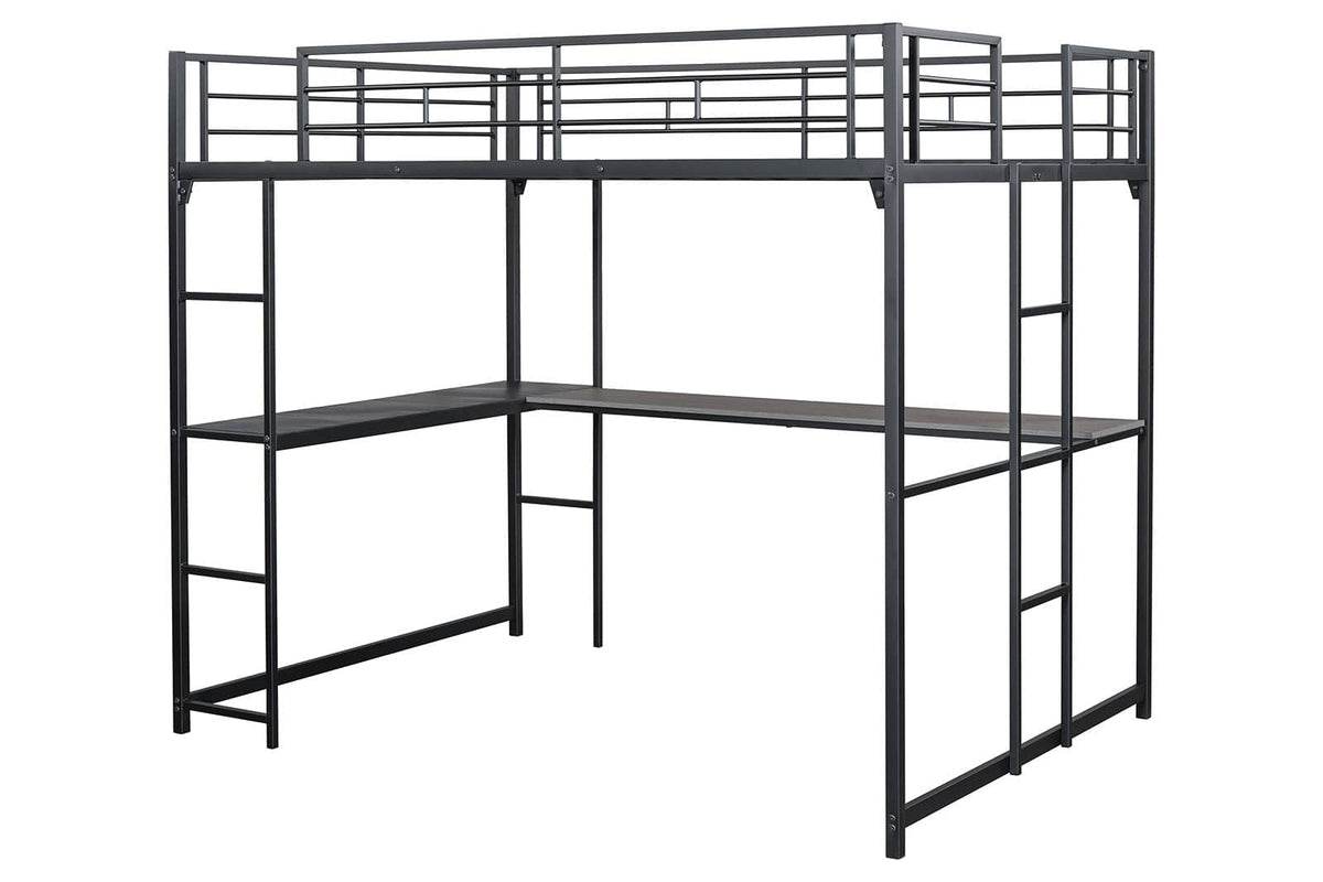 Furniture of America - Cybill Full Loft Bed in Black - FM-BK905BK-F-BED View 1