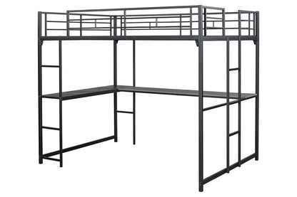 Furniture of America - Cybill Full Loft Bed in Black - FM-BK905BK-F-BED View 1