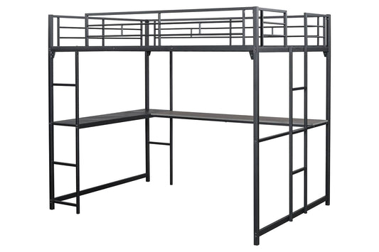 Furniture of America - Cybill Full Loft Bed in Black - FM-BK905BK-F-BED View 1