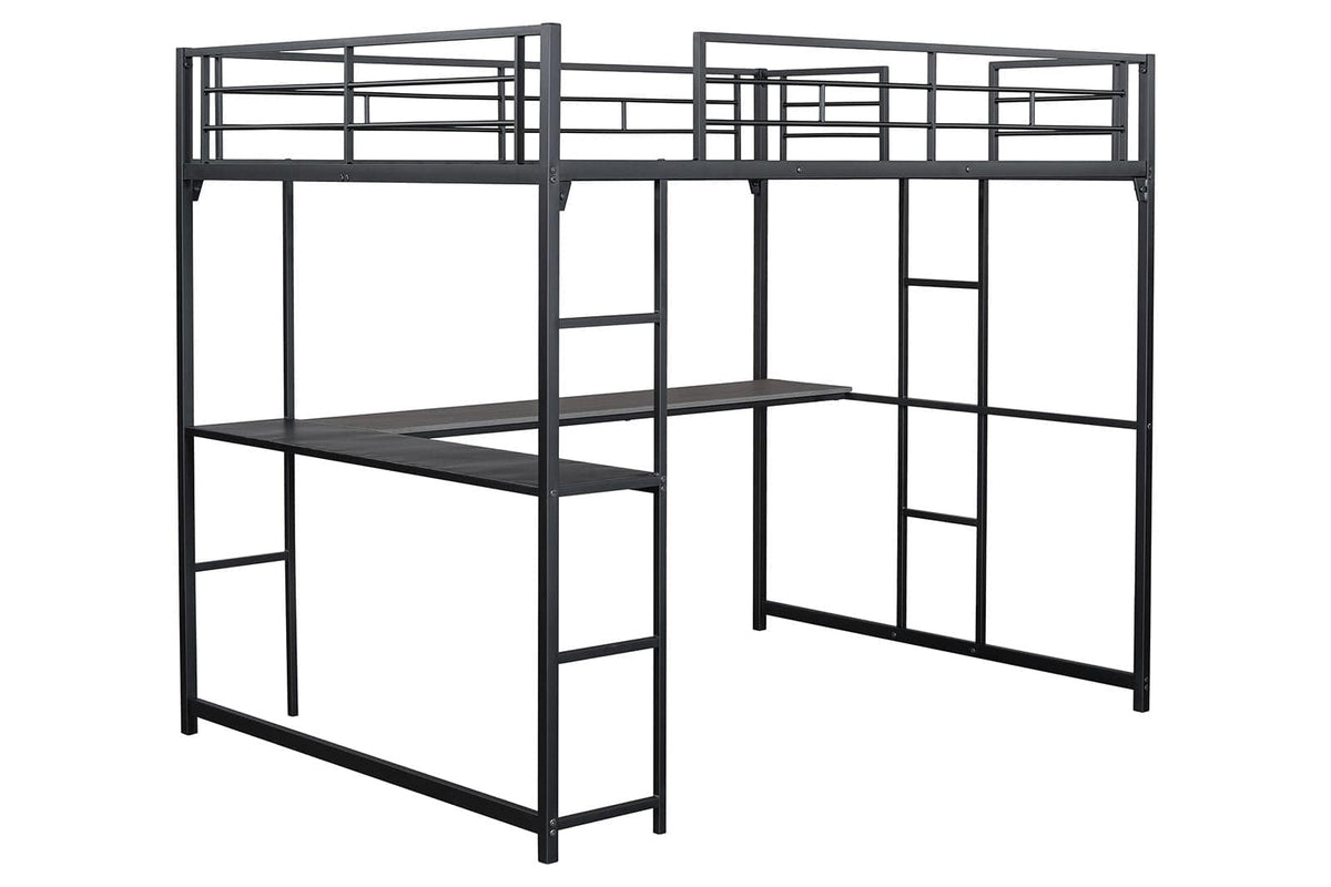 Furniture of America - Cybill Full Loft Bed in Black - FM-BK905BK-F-BED View 3