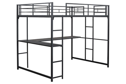Furniture of America - Cybill Full Loft Bed in Black - FM-BK905BK-F-BED View 3
