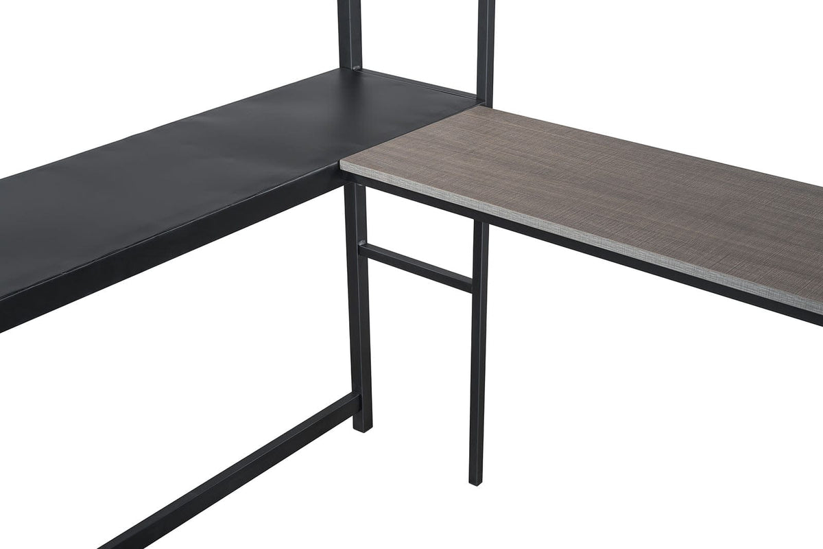 Furniture of America - Cybill Full Loft Bed in Black - FM-BK905BK-F-BED View 7