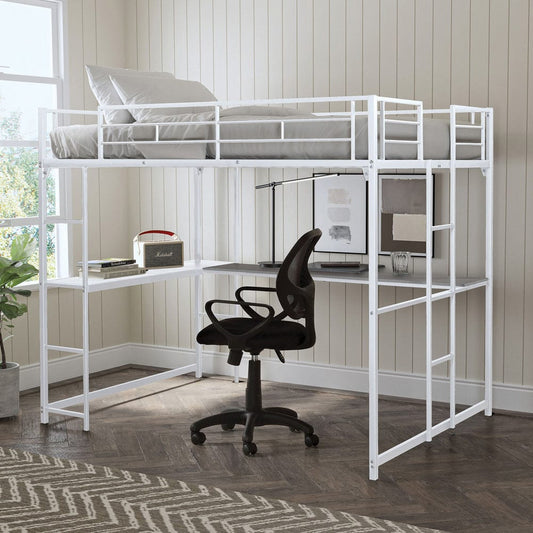 Furniture of America - Cybill Full Loft Bed in White - FM-BK905WH-F-BED View 1