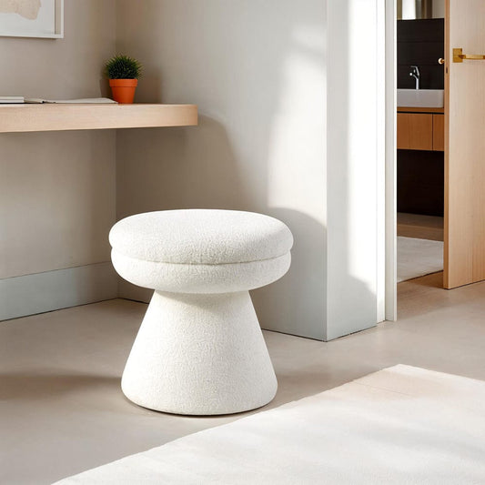 Furniture of America - Cynthia Stool in Beige - FM-AC8002WH View 1