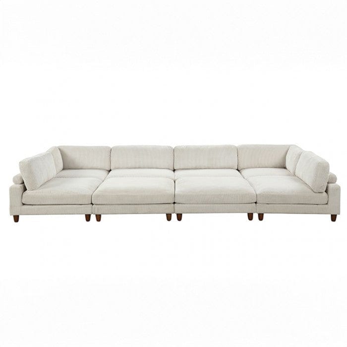 Furniture of America - Dagenham Sectional in Beige - FM6800BG-B View 1