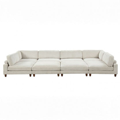 Furniture of America - Dagenham Sectional in Beige - FM6800BG-B View 1