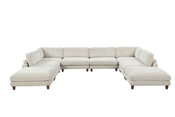 Furniture of America - Dagenham Sectional in Beige - FM6800BG-B View 3