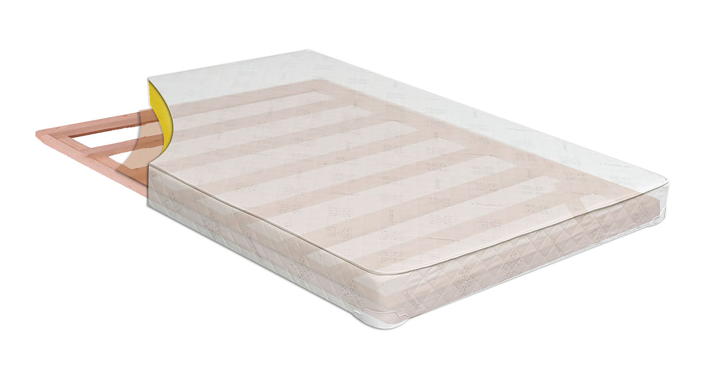 Furniture of America - Daisy 8" Bunkie Board Combo Mattress, Queen in White - DM-Combo-Q-8 View 1
