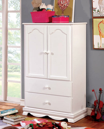Furniture of America - Dani Armoire in White - CM7159WH-AR-VN View 3