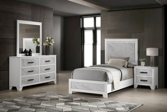 Furniture of America - Darlene - 3 Pc. Full Bedroom Set - FM72018WH-F-4PC view 1