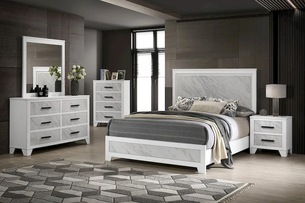 Furniture of America - Darlene - Queen Bed - FM72018WH-Q-BED view 2