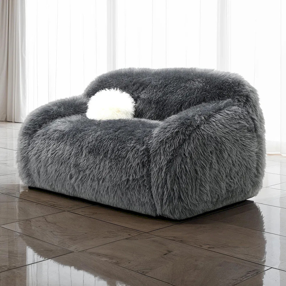 Furniture of America - Darwen - Loveseat, Dark Gray - FM64006DG-LV view 1