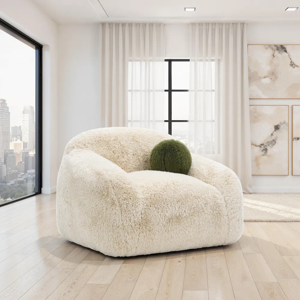 Furniture of America - Darwen - Swivel Chair, Sand - FM64006BG-CH-SW view 2
