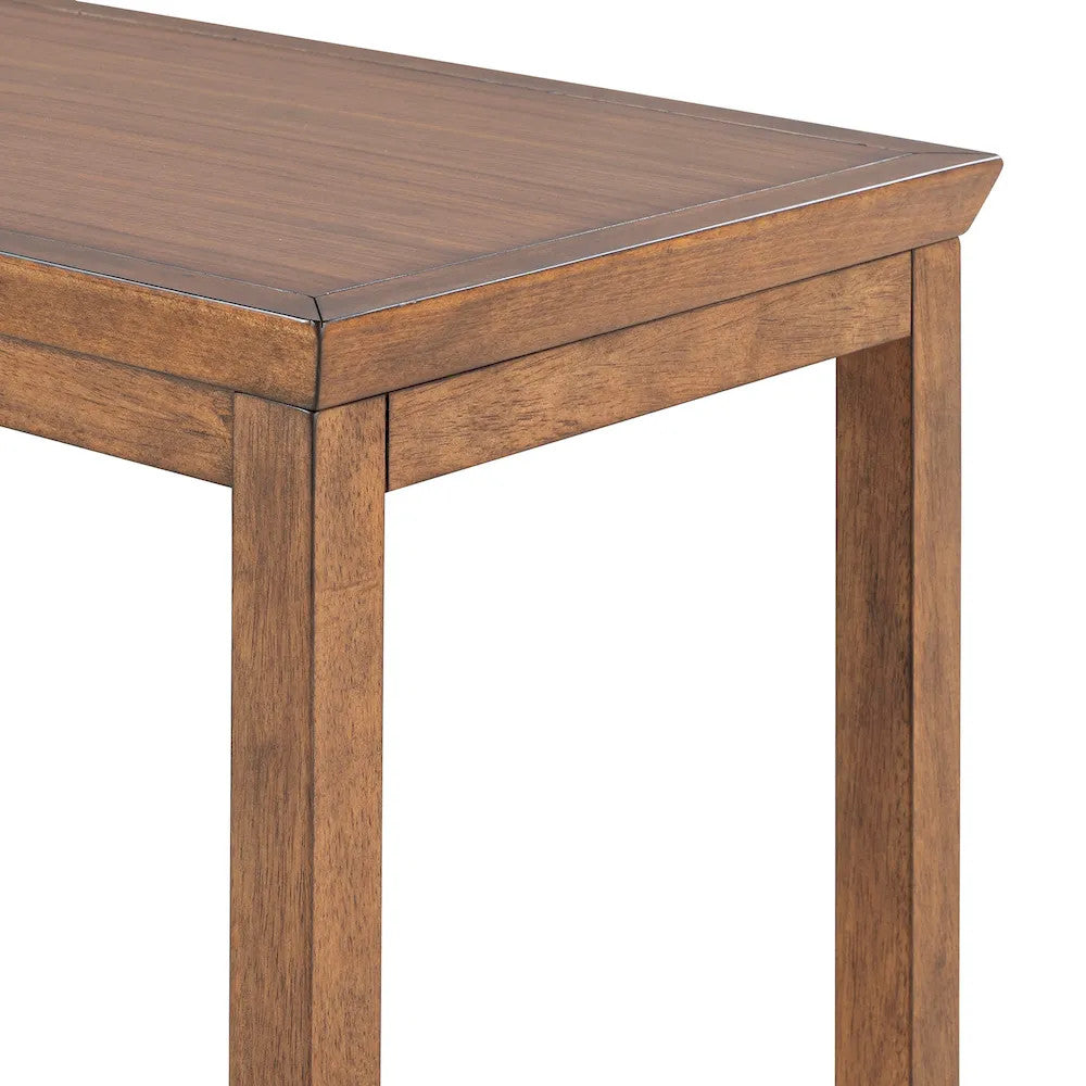 Furniture of America - Daventry - Sofa Table W/ 3 Backless Counter Ht Stools - FM44000WN-ST-4PK view 4