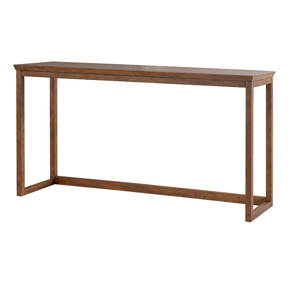 Furniture of America - Daventry - Sofa Table W/ 3 Backless Counter Ht Stools - FM44000WN-ST-4PK view 5
