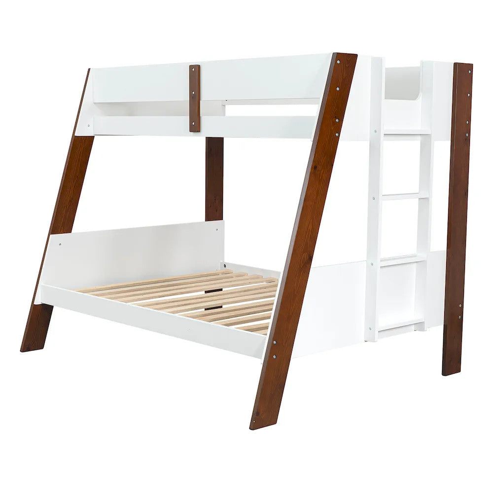 Furniture of America - Delbin - Twin/Full Bunk Bed+Mattress - FM-BK202CH-TF-BED+M6 view 3
