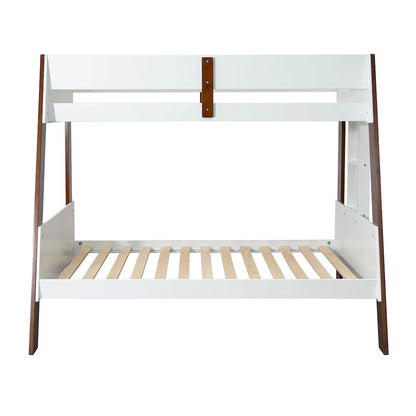 Furniture of America - Delbin - Twin/Full Bunk Bed+Mattress - FM-BK202CH-TF-BED+M6 view 4