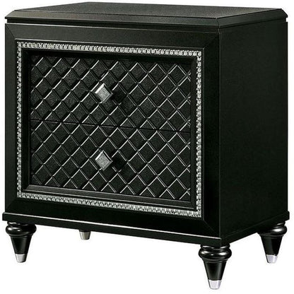 Furniture of America - Demetria Nightstand in Metallic Gray - CM7584N View 1